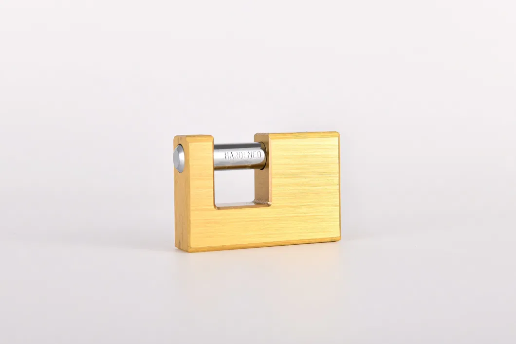 70mm High Quality Security Economic Handle Rectangular Brass Padlock