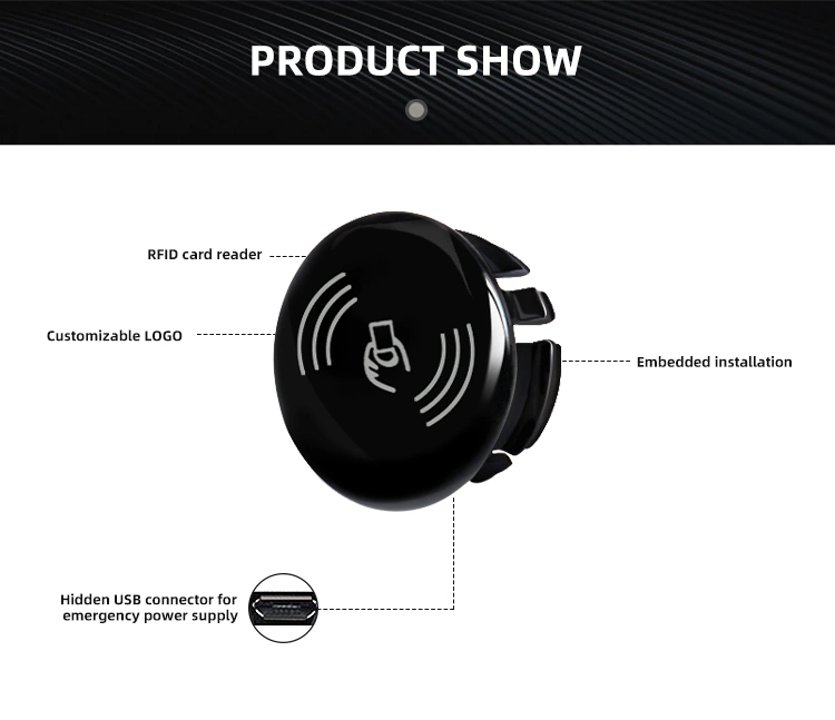 KERONG New Style RFID Flush Mounted Electronic Card Intelligent Locker Lock for Sauna Cabinet