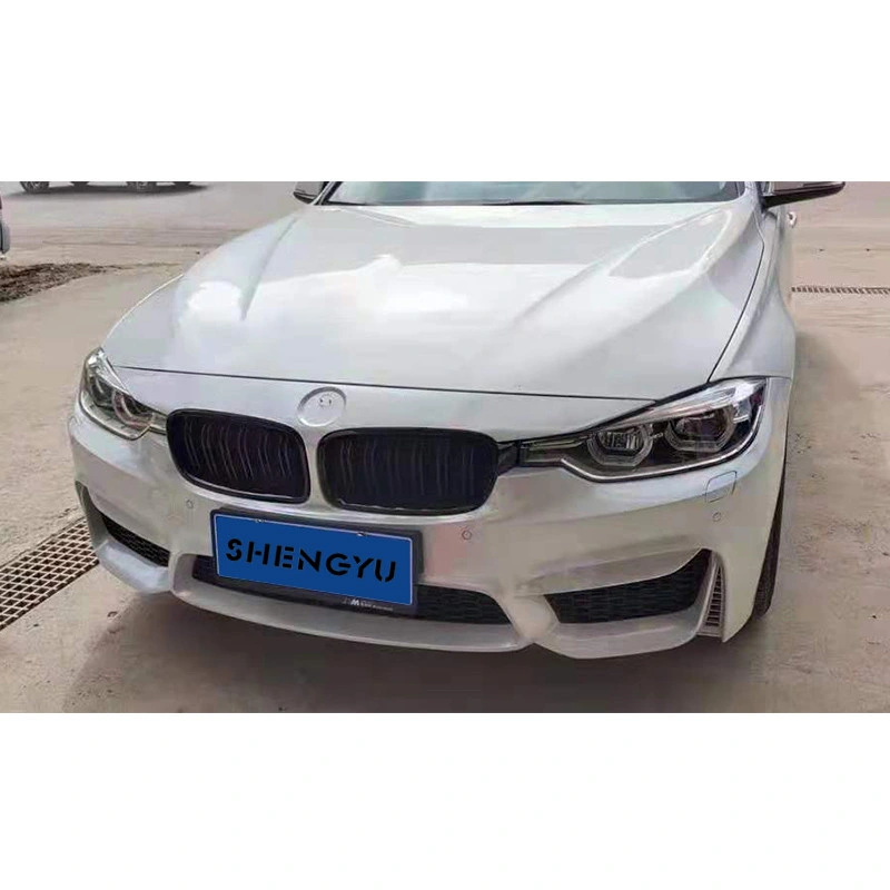 Car Accessories for BMW 3 Series F30 2012-2018 Upgrade to M3 Style Include Front and Rear Bumper with Grille Side Skirt